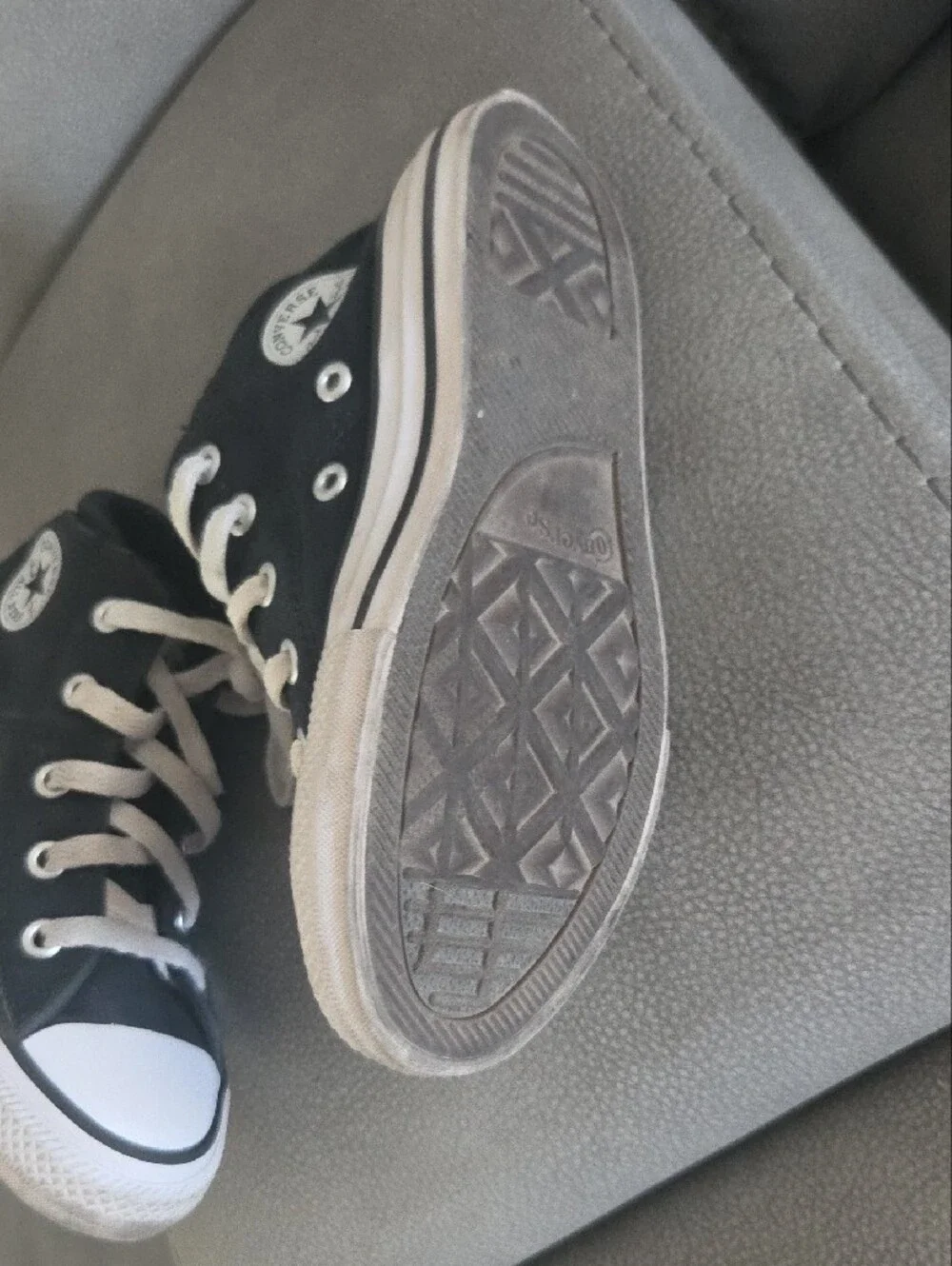 Converse Kids Black and White Low Top Sneakers